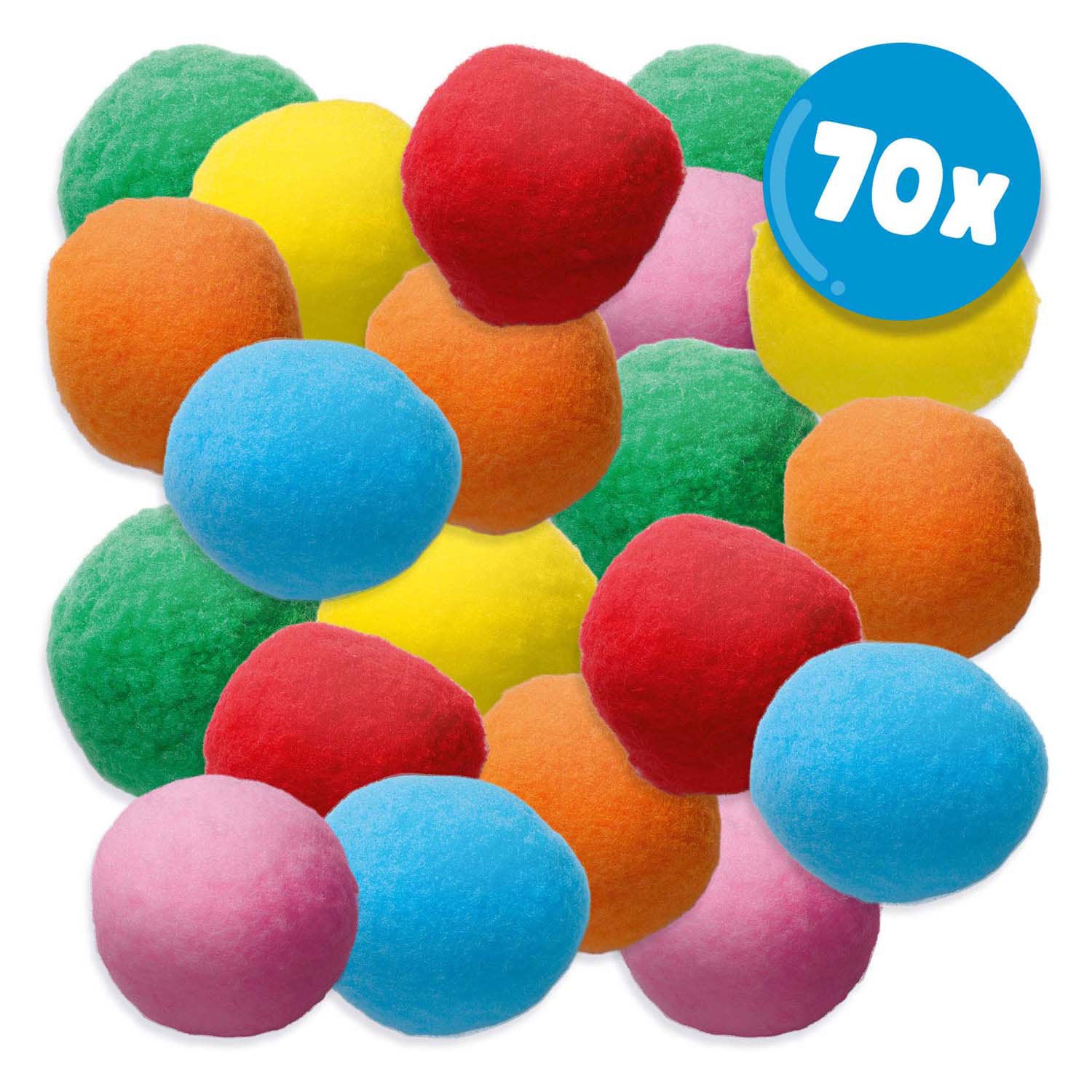 Ses creative 02405 - veel splash ballen - 70 herbruikbare waterballonnen in emmer - gebruik de emmer om je waterballetjes te vullen