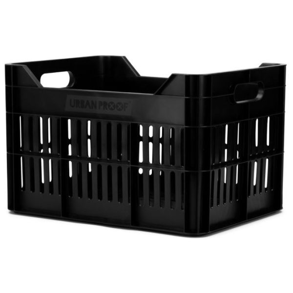 Recycelte Urban Proof Click 30-Liter-Fahrradkiste – Schwarz
