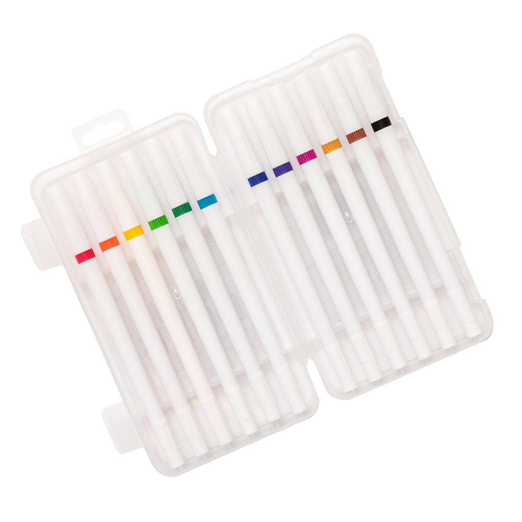 American crafts • marker set dual tip doodlers chisel fine