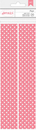 American crafts • paper straws 4 parfait dot