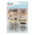 American crafts • stamp buenos días acrylic set 2
