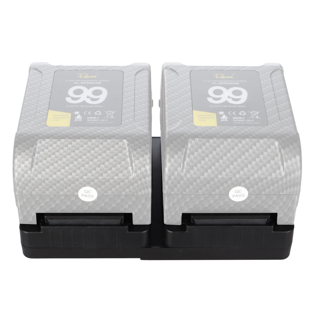 Rolux duo mini v-mount battery plate rl-ac16s
