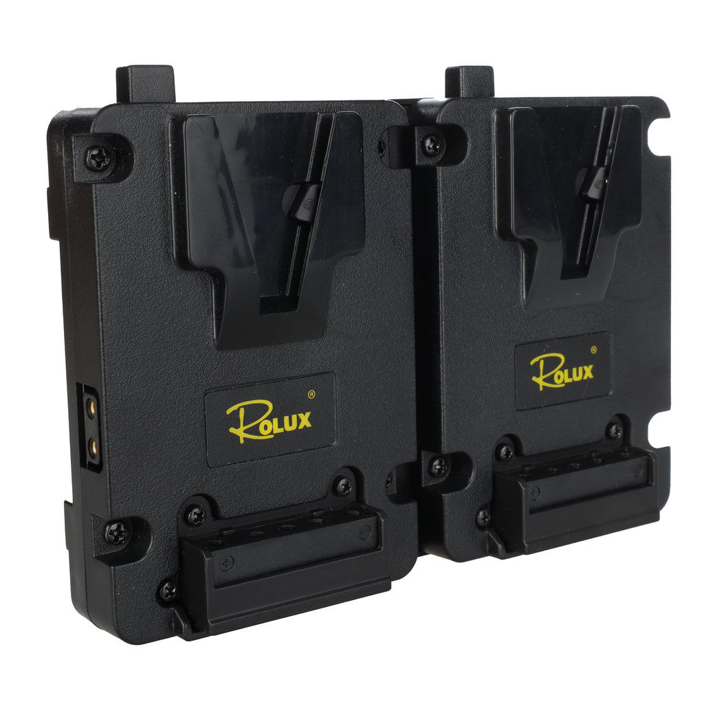 Rolux duo mini v-mount battery plate rl-ac16s