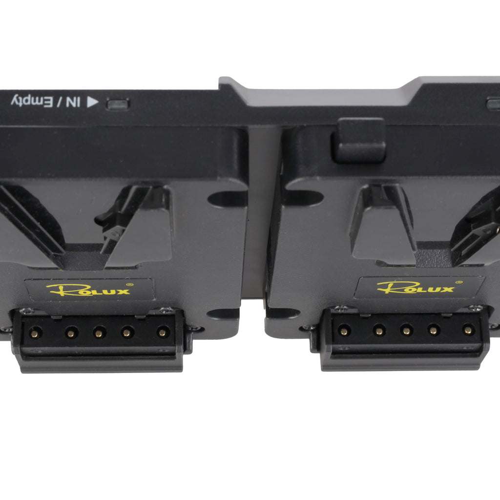 Rolux duo mini v-mount battery plate rl-ac16s