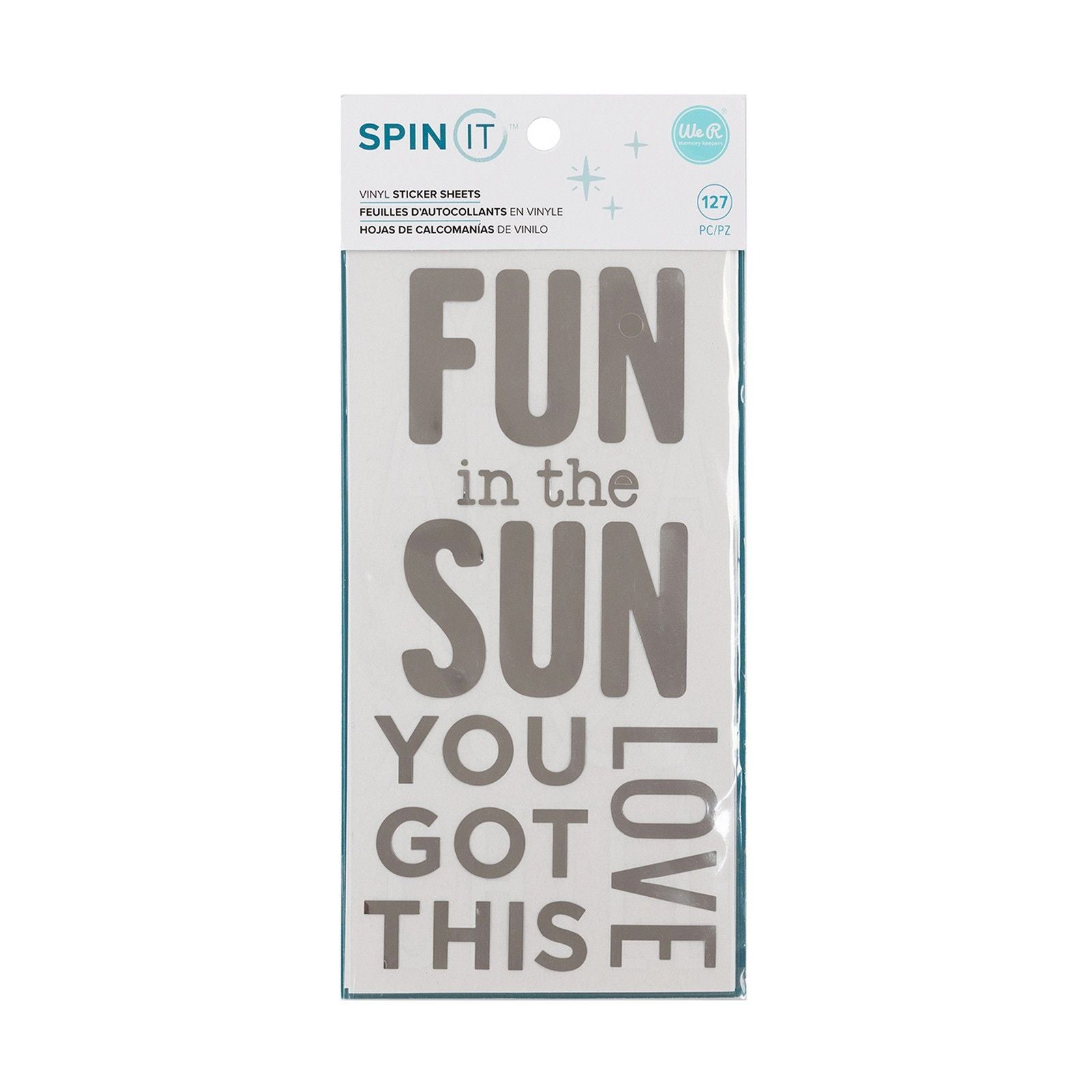 We r makers • spin it vinyl stickers phrases