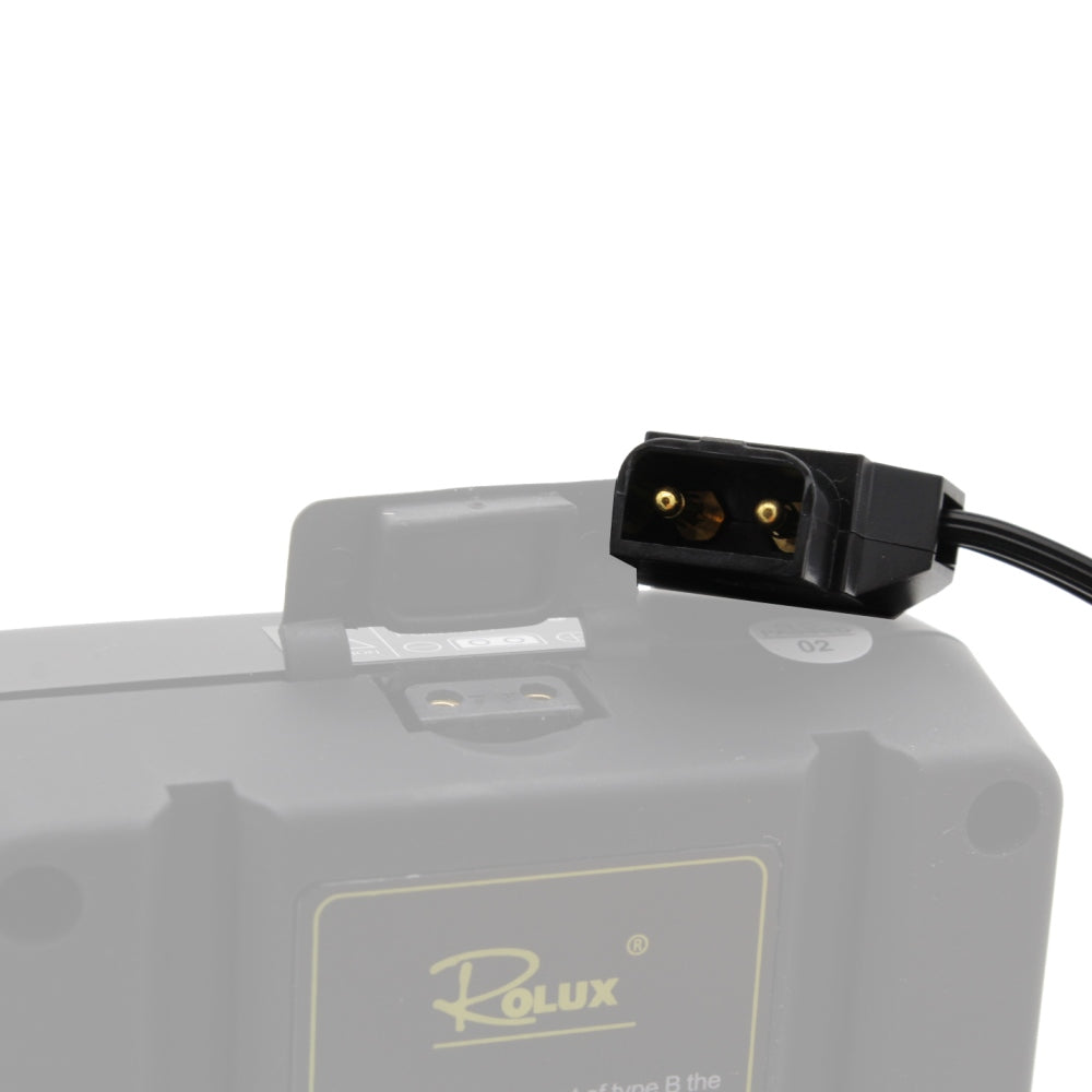 Rolux 4-polige XLR-Buchse mit D-Tap-Stecker RL-C5