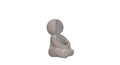 Hug candle holder l.6xw.5xh.8 cm grey - cement