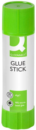 Q-connect plakstift 40 g, doos van 10 stuks