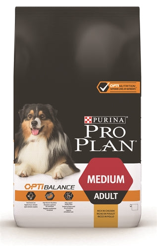 Pro plan Plan dog adult medium kip rijst