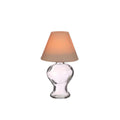 Ideas 4 seasons glazen lamp theelichthouder beige