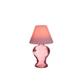 Ideas 4 seasons glass theelichtlamp zacht roze h16cm