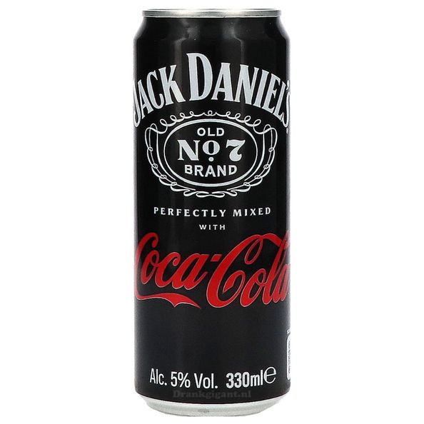 Jack daniel's amp; coca cola sleek (12x 33 cl)