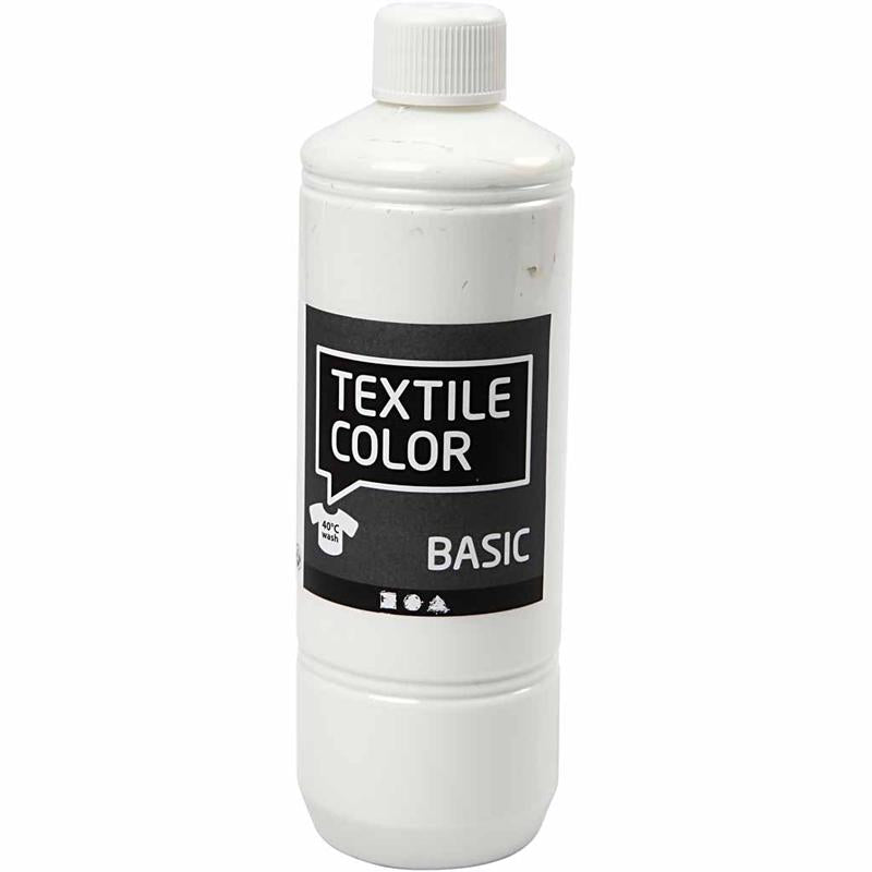 Creativ company textielverf - wit, 500ml