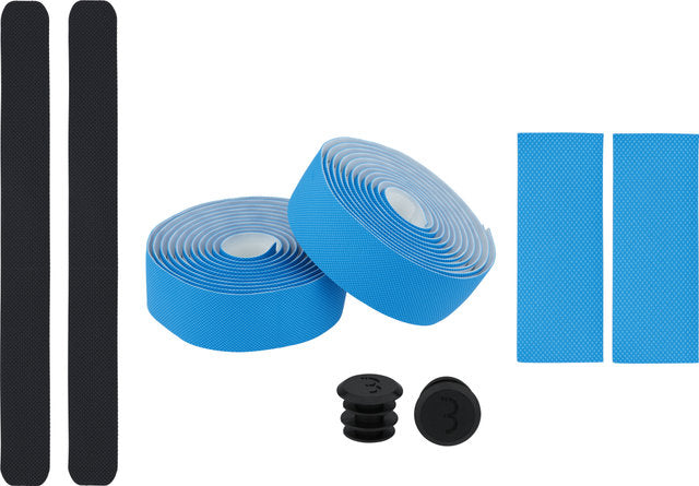 Bbb cycling flexribbon gel stuurtape - extra grip - microfiber - stuurlint racefiets - blauw - 200 x 3cm - bht-14