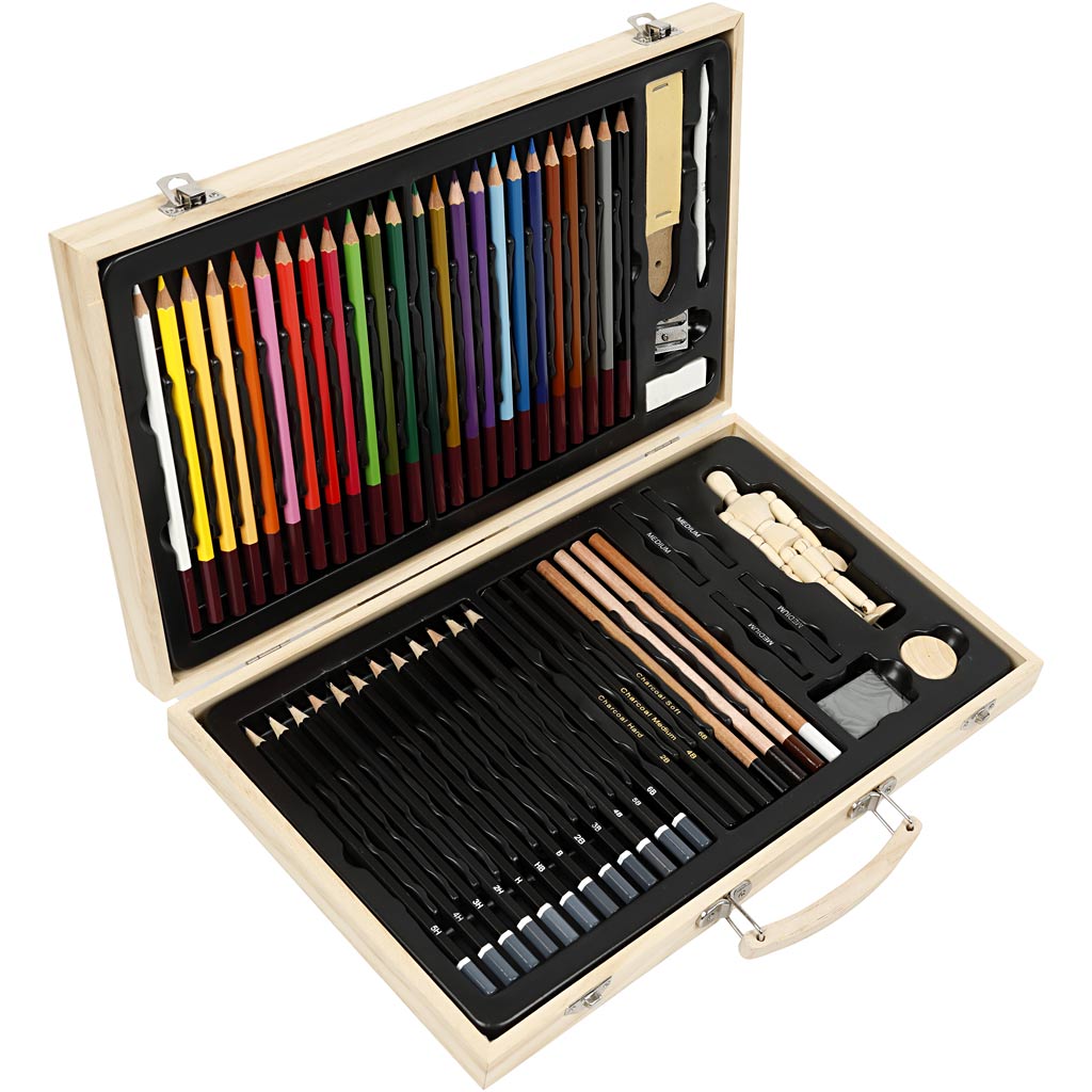 Creativ company schets- en tekenset, incl opslagdoos