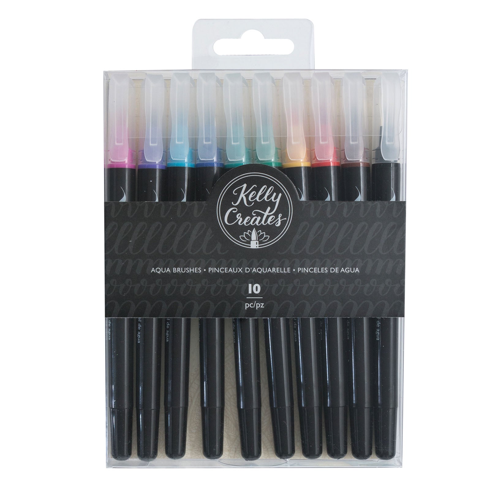 Kelly creates • pens aqua brushes 10pcs
