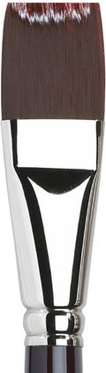 Winsor newton galeria - acrylverf penseel - korte platte vorm - lange steel - no. 28 kwast - 30mm