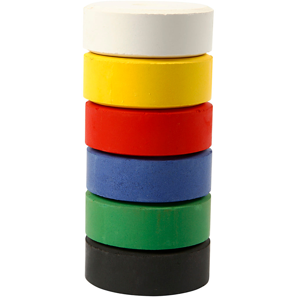 Colortime waterverf navulling 6 primaire kleuren 16 x 44 mm