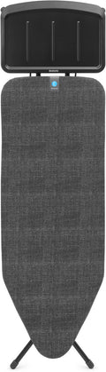 Brabantia strijkplank denim black c 124x45cm met stoomunithouder