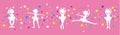 Los draaikapje ballerina roze