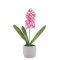 Mansion atmosphere kunstplant hyacint roze in pot 15xh41cm