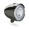 Axa led voorlicht koplamp 706 batterij 15 lux dark chrome blister