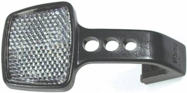 Busch + Müller Reflektor bm Front mit Halterung weiß