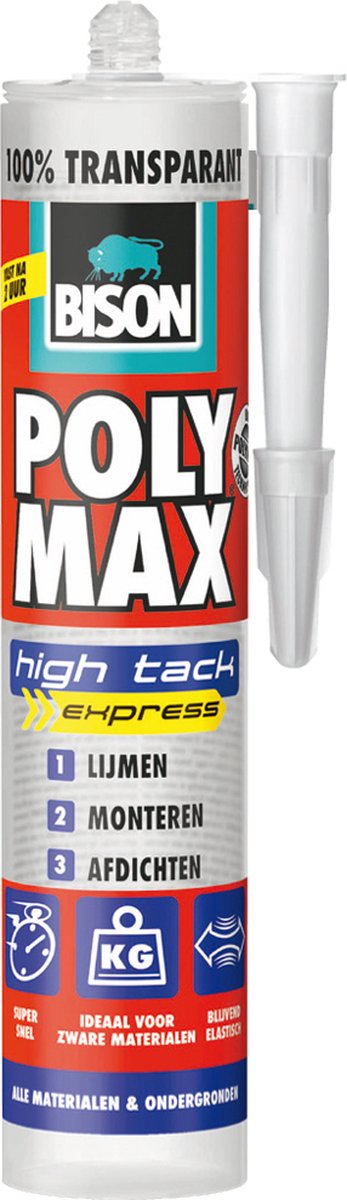 Bison 1074135 - poly max ht exp 300 g | 1 stuks