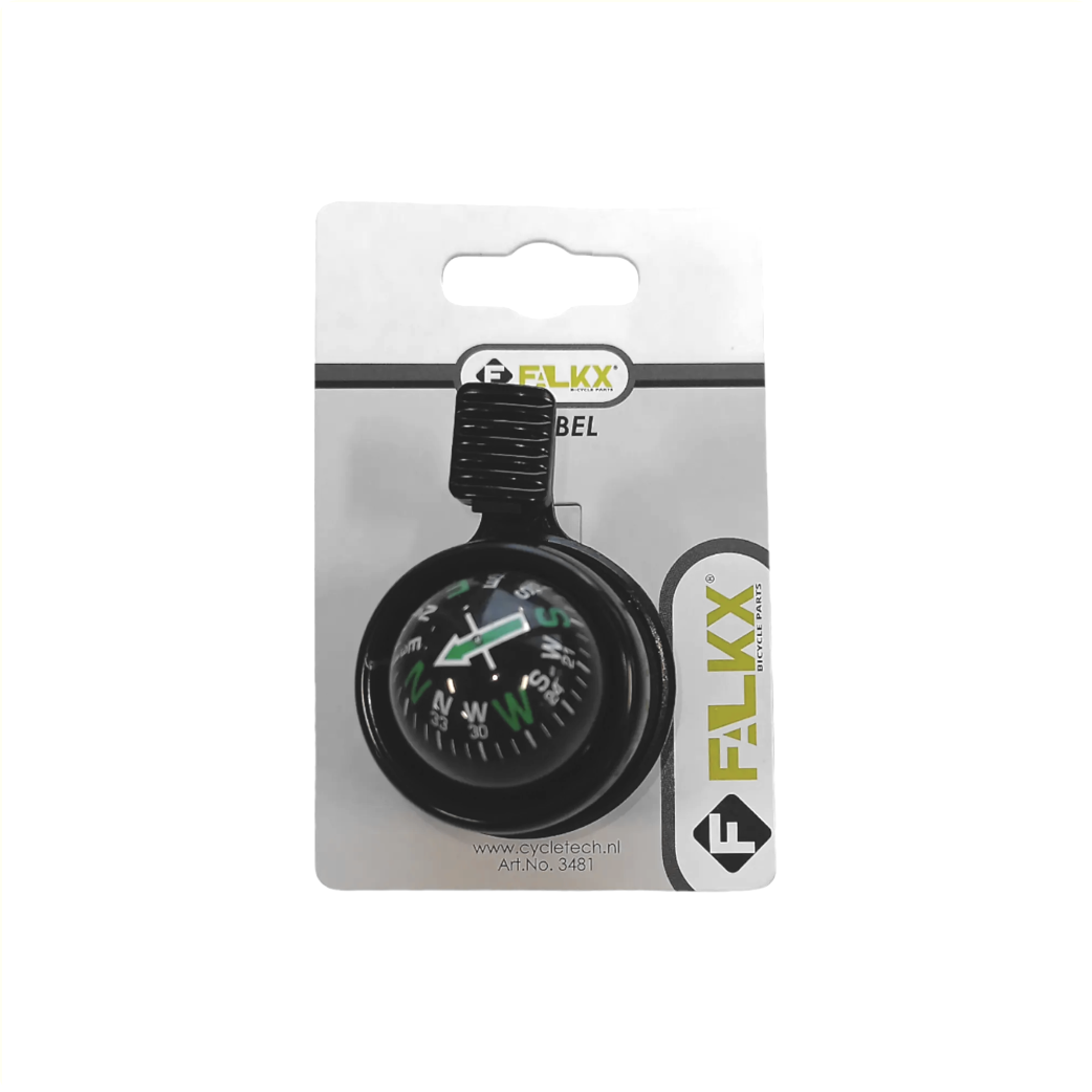 FALKX Compass Fahrradklingel mit Kompass