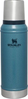 Stanley classic legendary thermosfles 750 ml - houdt 20 uur warm of koud - lekvrij - vaatwasserbestendig - bpa-vrij - voor koffie, thee en meer - roestvrijstalen thermoskan - hammertone lake
