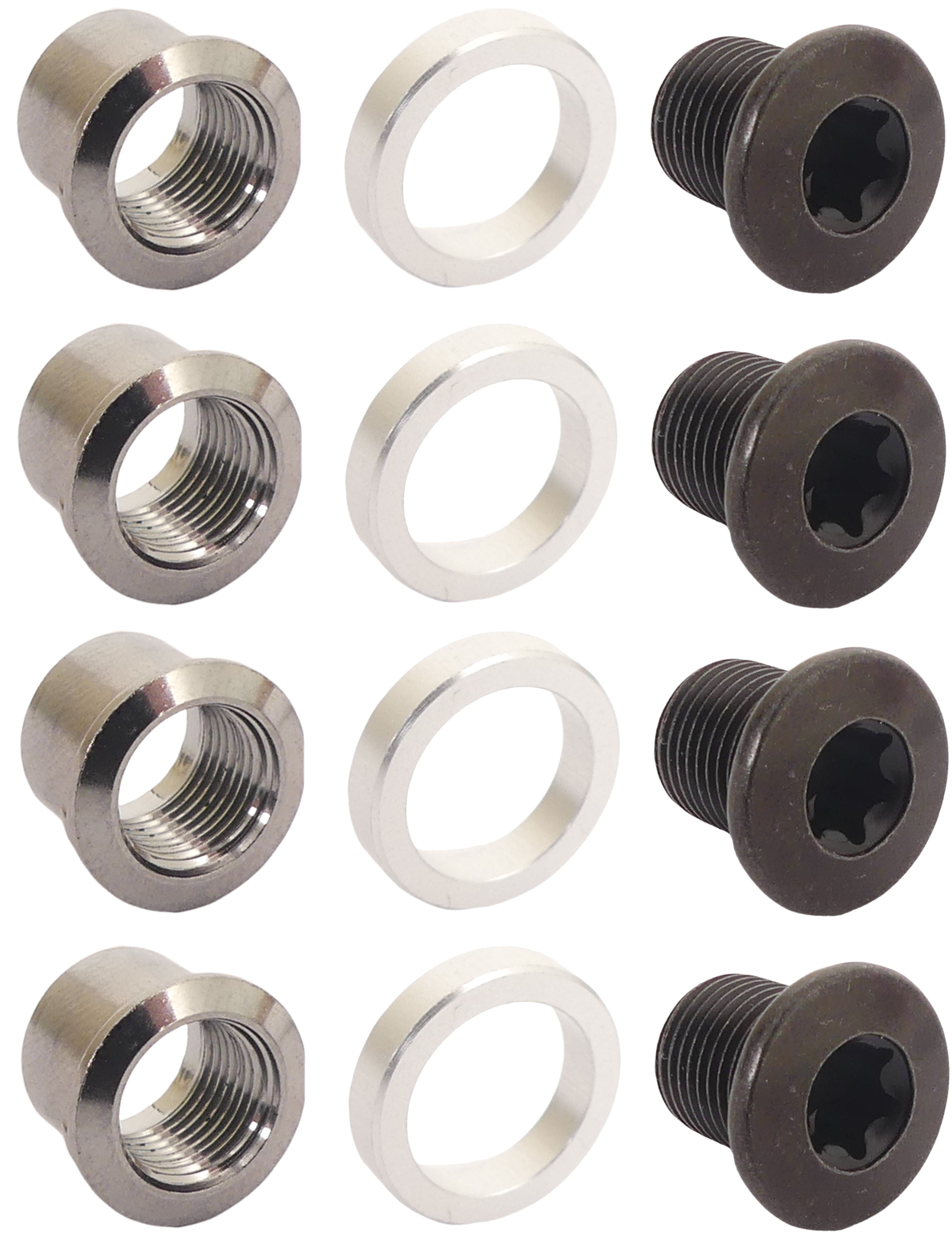 Shimano xt chainring bolts for fc-m8100-2 m8120-b2 (4 pieces)