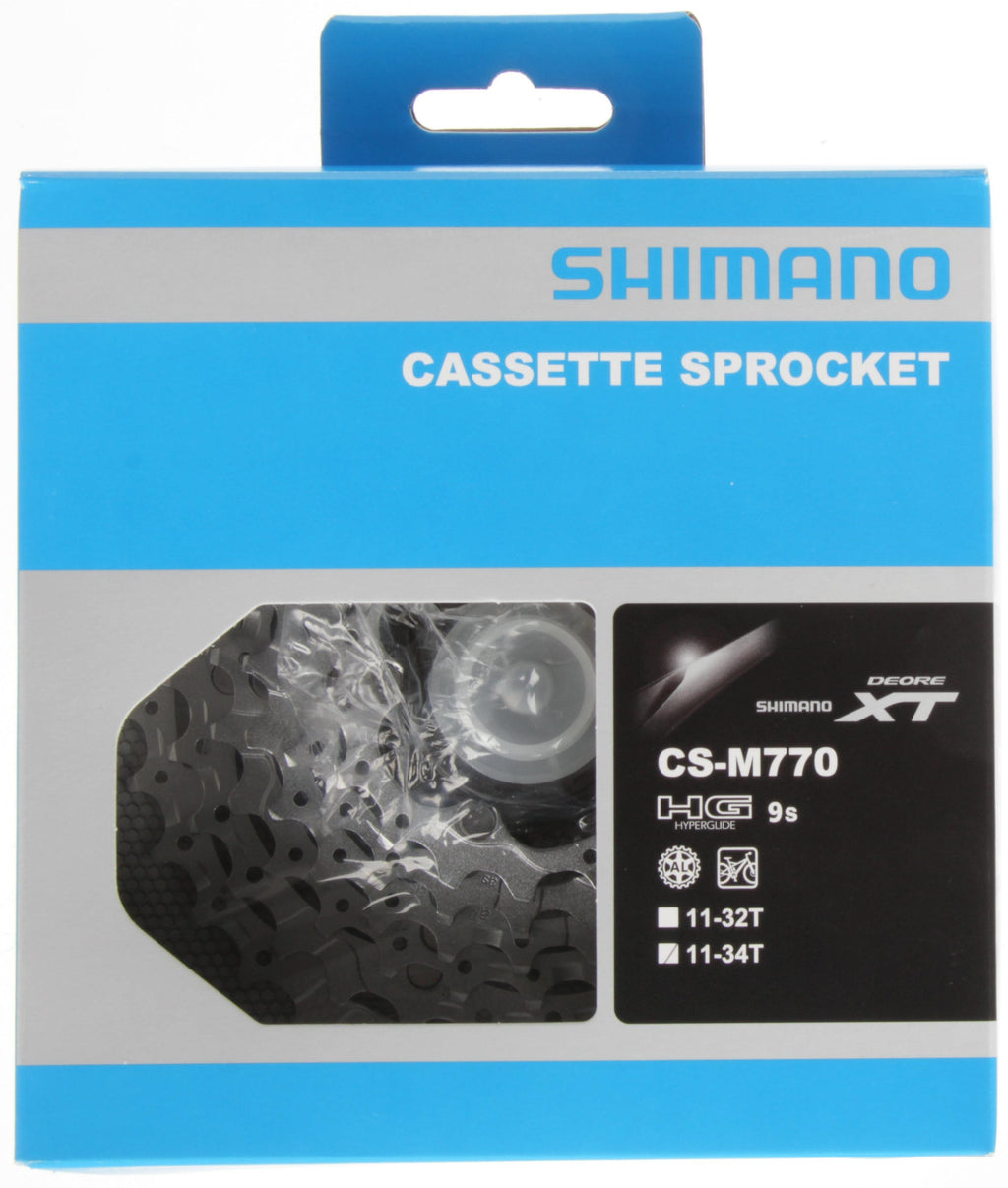 Kassette 9-fach Shimano Deore XT CS-M770 11-34T