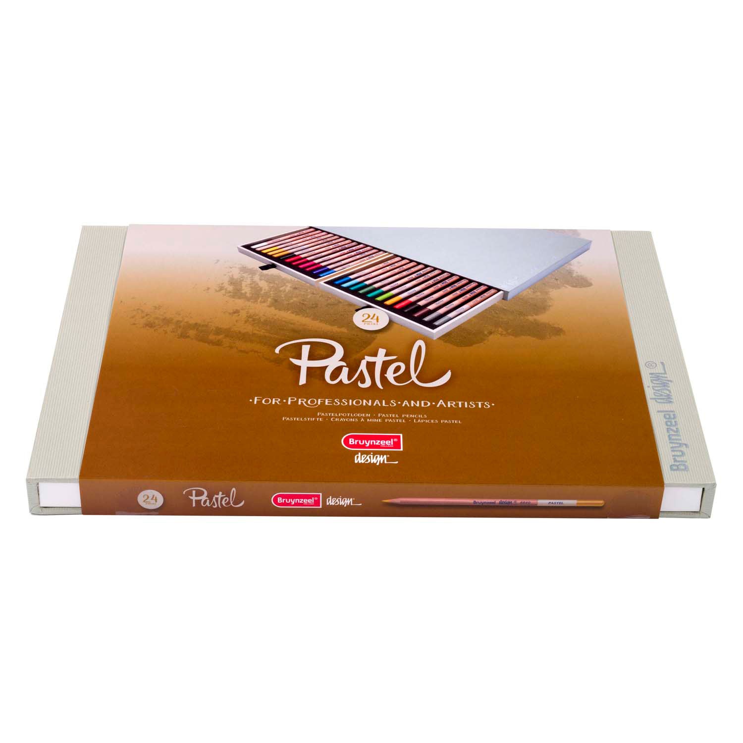 Bruynzeel Design Pastell-Federmäppchen, 24 Farben