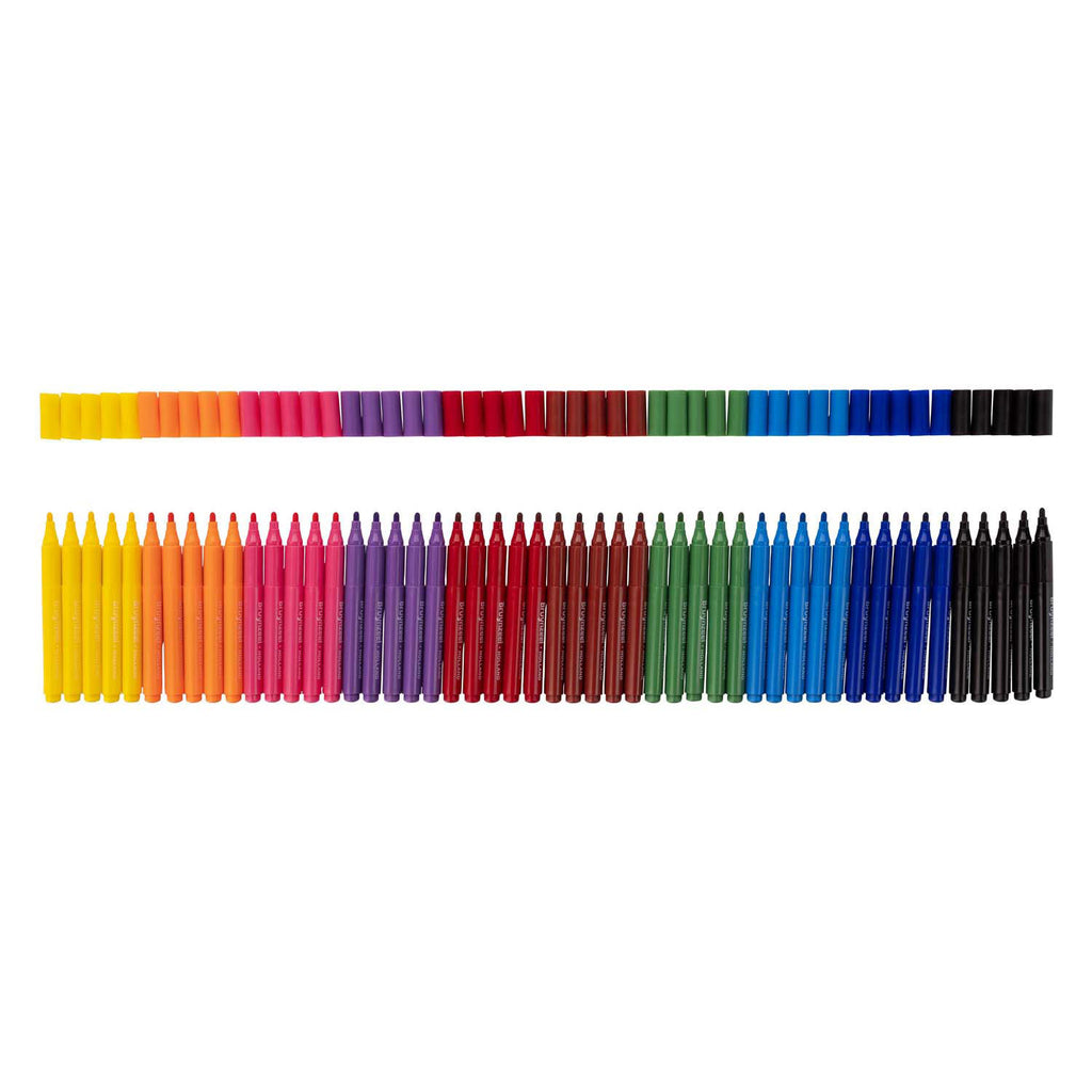 Bruynzeel Filzstift-Dreifachstift-Set mit 50 Farben