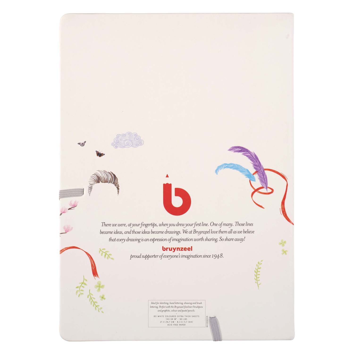 Bruynzeel creatives schets notitieboek a4 140 g m 80 vellen
