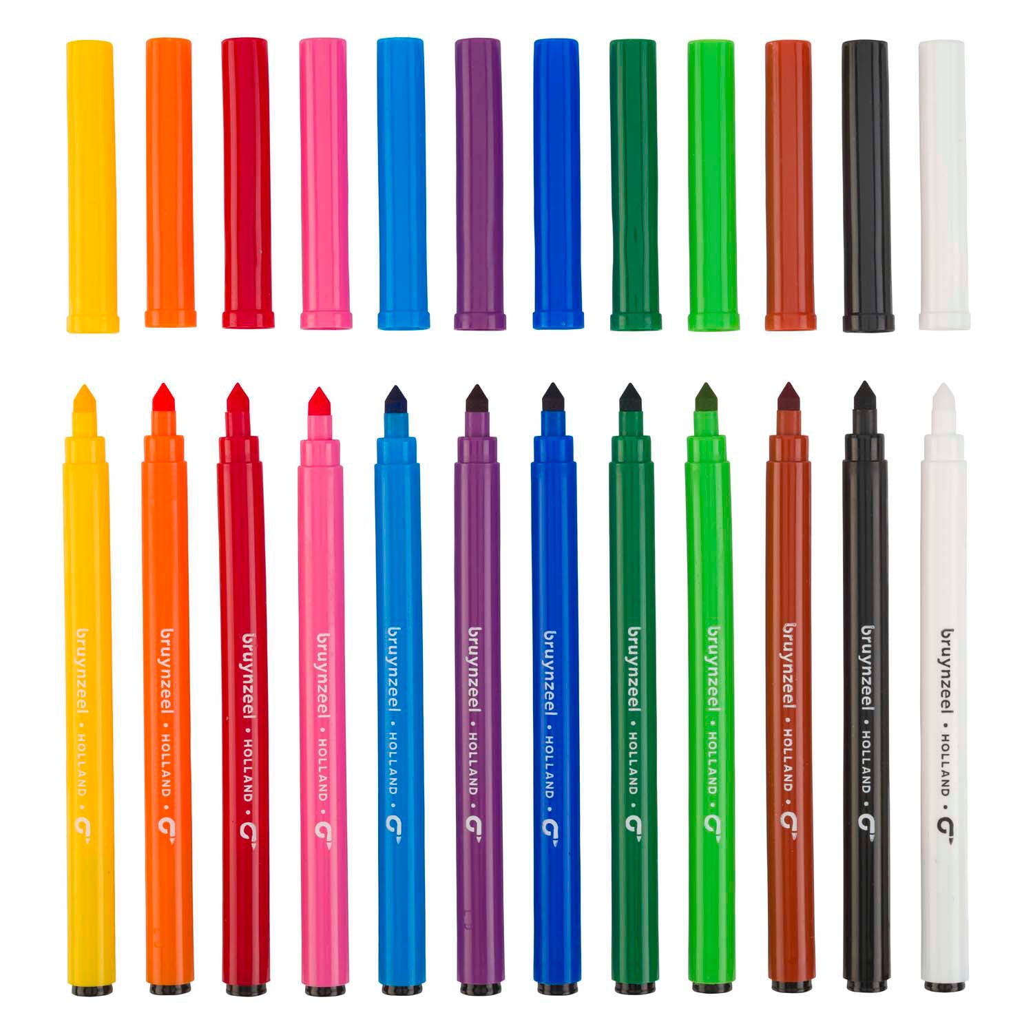 Bruynzeel Superpoint-Filzstiftset, 12 Farben