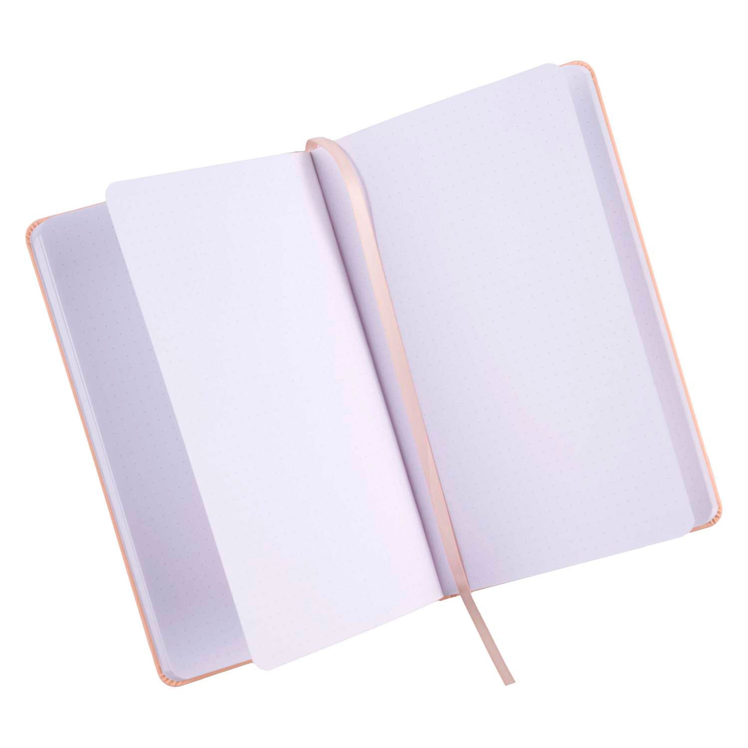 Bruynzeel bullet journal perzik 13c21cm, 140 g m 64 vellen