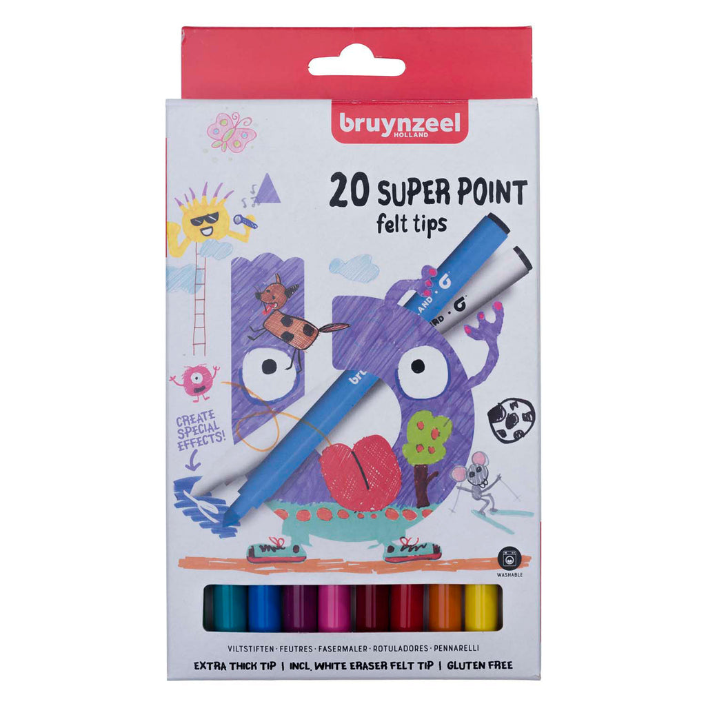 Bruynzeel • Superpoint-Filzstiftset für Kinder