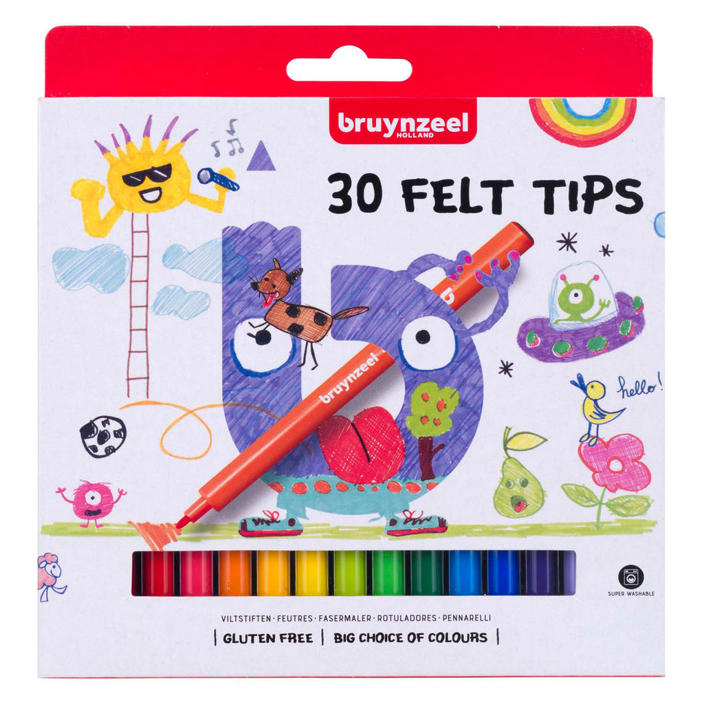 Bruynzeel • Filzstiftset 30 Farben