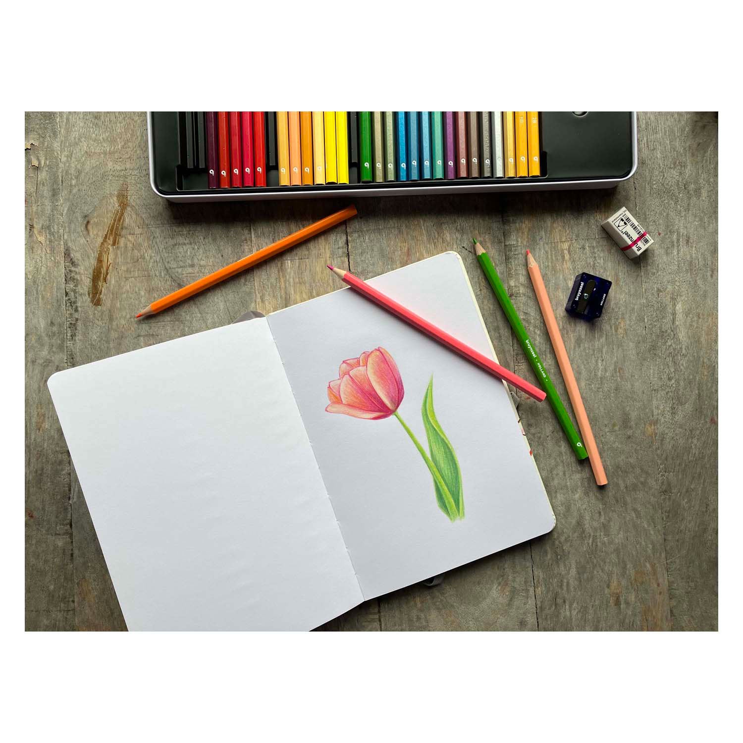Bruynzeel Creatives Skizzenbuch A5 140gm 80 Blatt