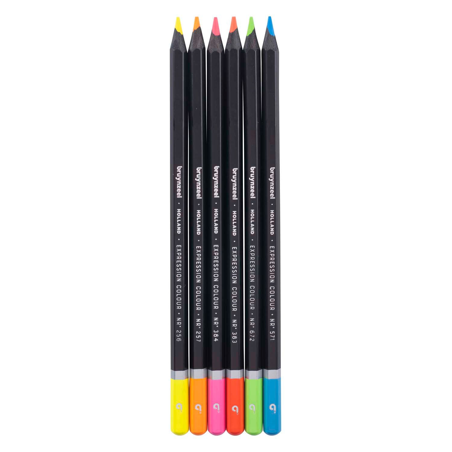 Bruynzeel expression kleurpotloden neontinten blik 6