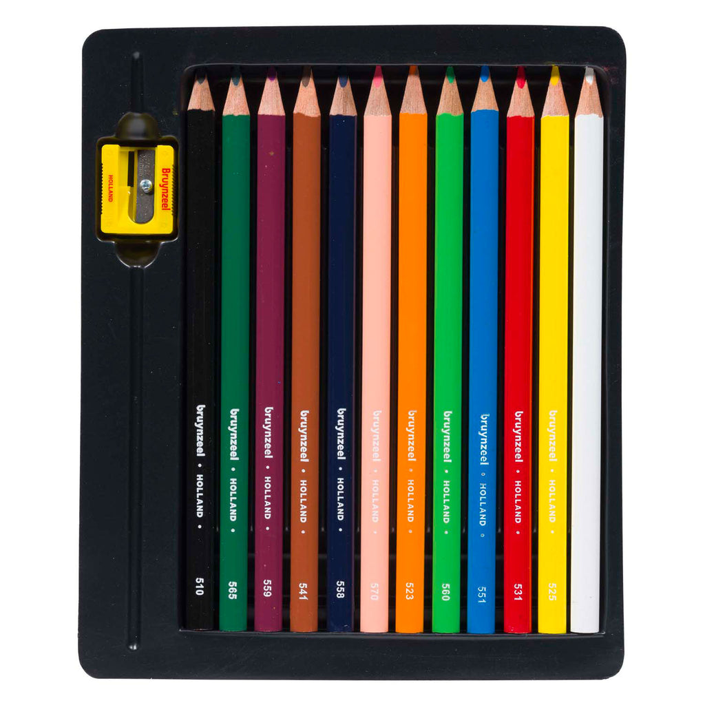 Bruynzeel kids triple kleurpotloden set 12