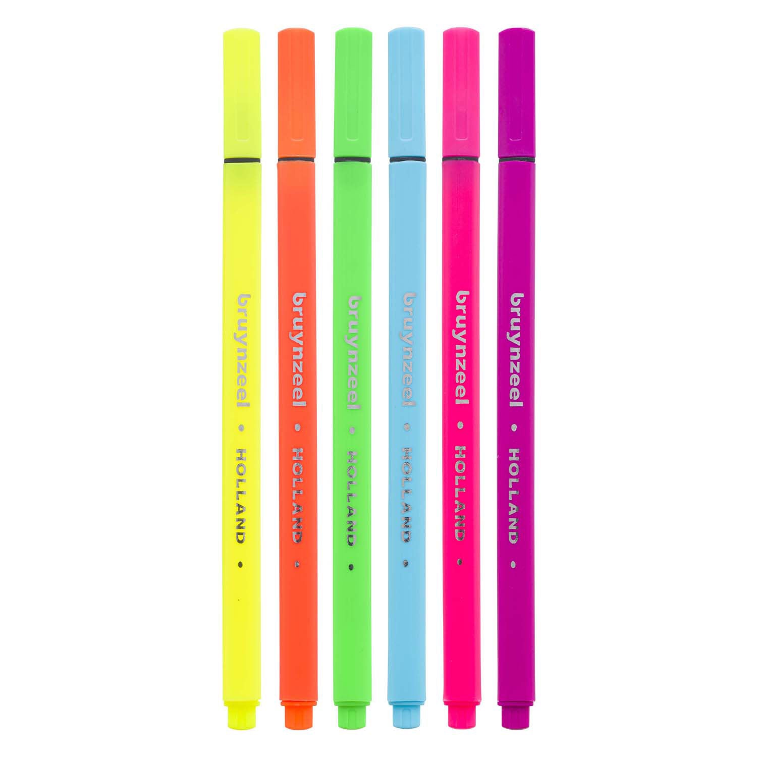 Bruynzeel Fineliner-Set Neon 6 Farben