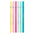 Bruynzeel fineliner set licht 6 kleuren