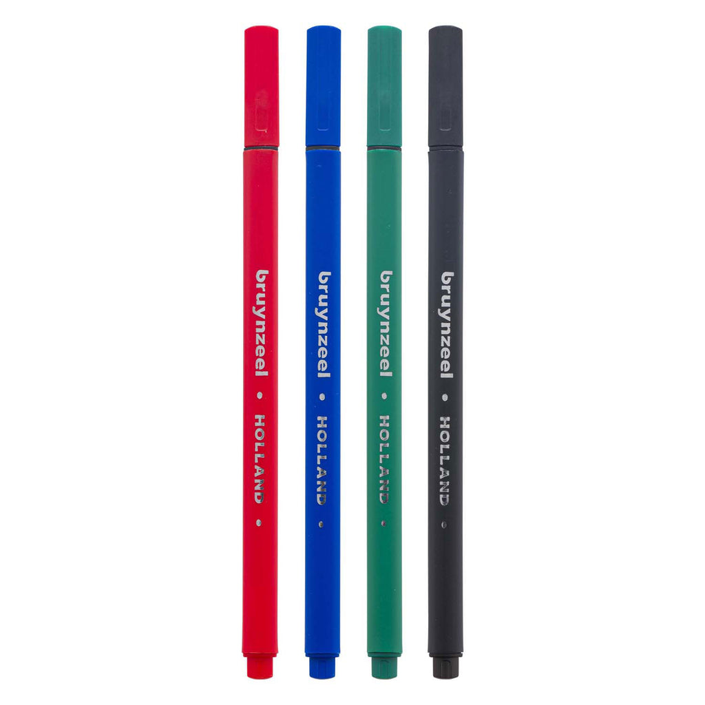 Bruynzeel Fineliner-Set 4 Farben