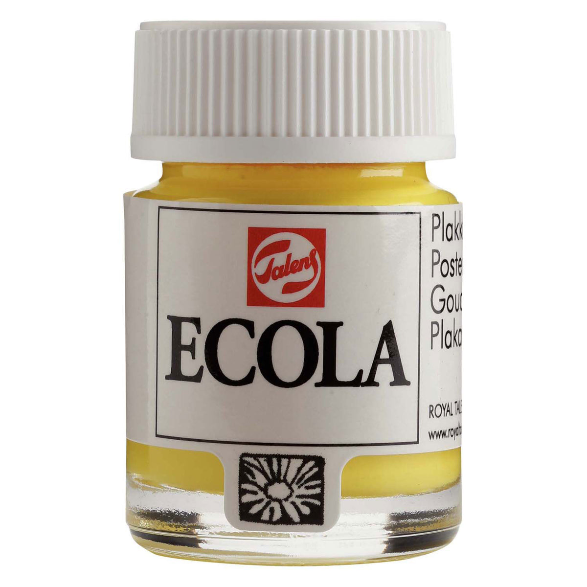 Bruynzeel ecola plakkaatverf fles 16ml citroengeel (primair) 205