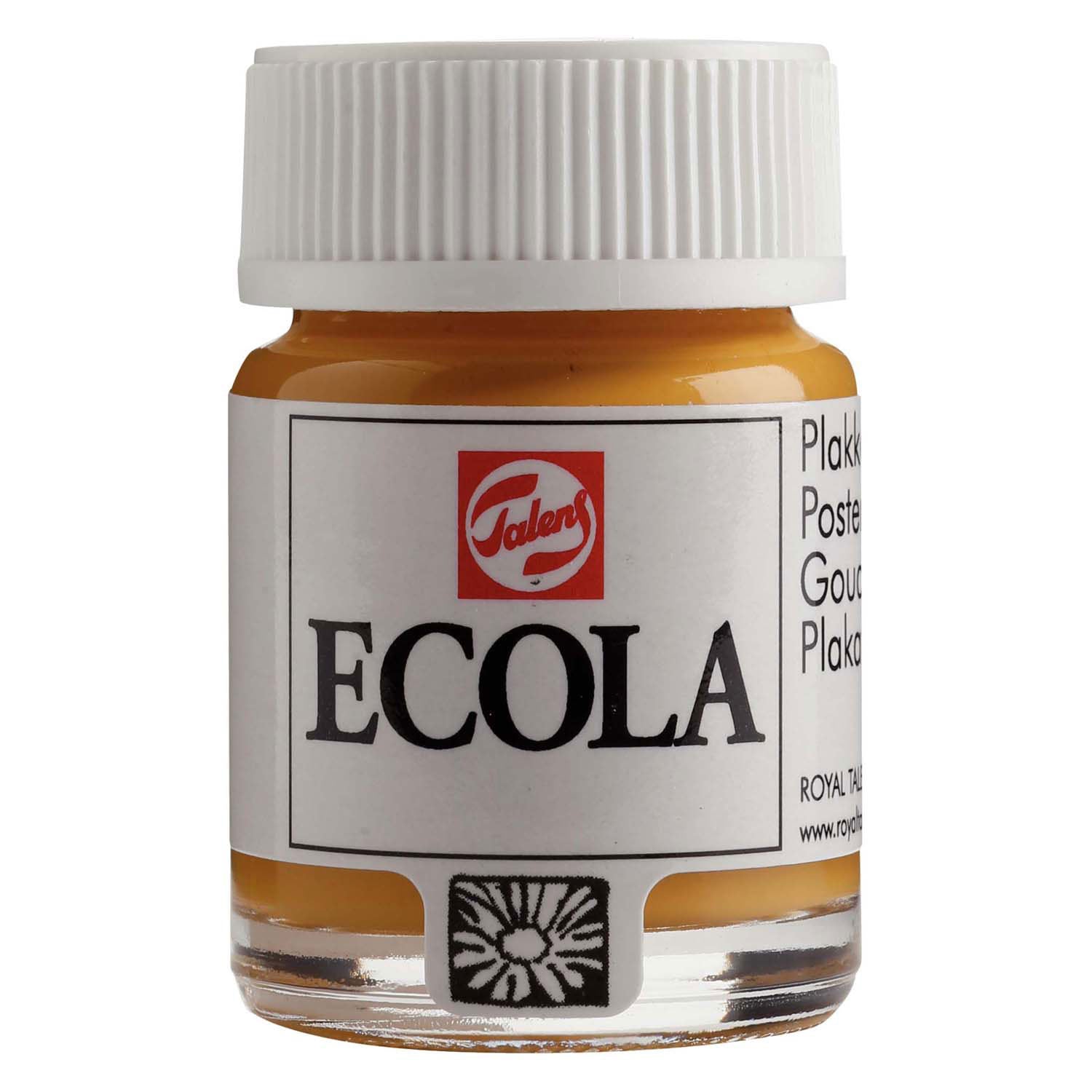 Bruynzeel Ecola Plakatfarbe, Flasche 16ml, Gelbocker 227