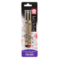 Sakura blisterkaart pigma micron 05 0,45 mm zwart, rood, 2st.