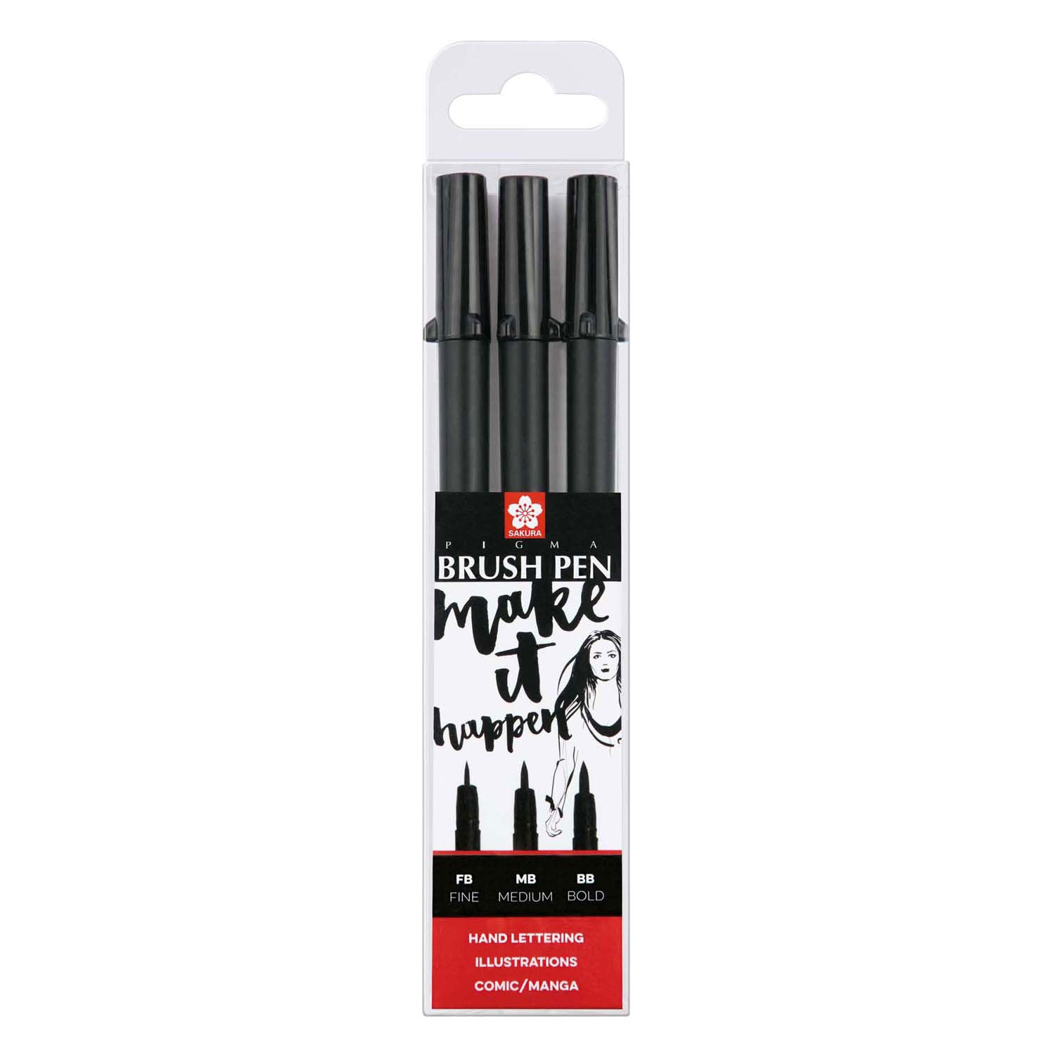 Sakura pigma penseel pen set,