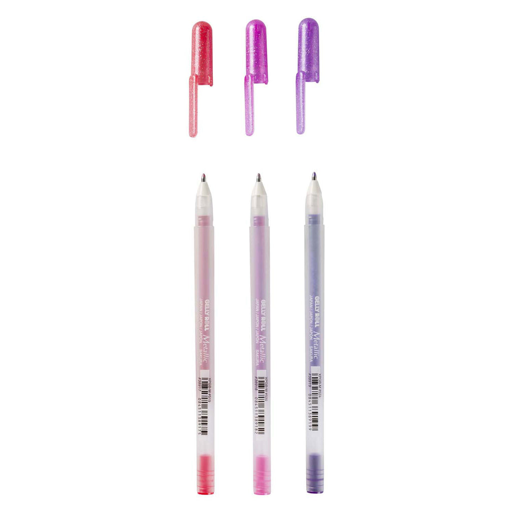 Sakura gelly roll metallic set 3 gelpennen sweets